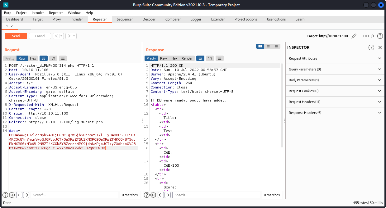 Burp suite